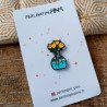 Lilia ou tulipe sur carte