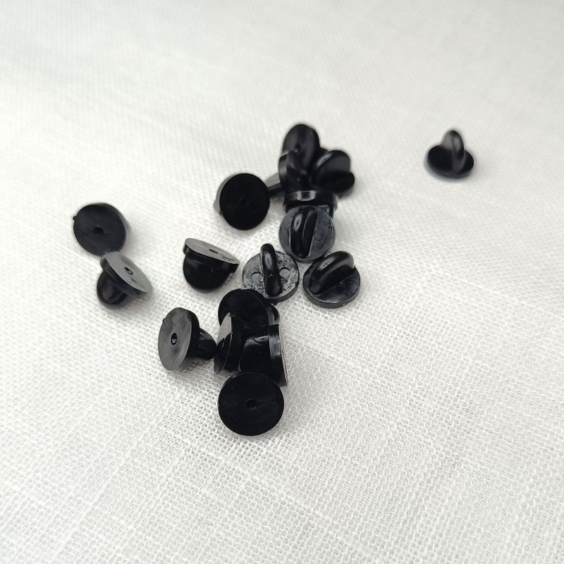 Fermoirs à Pin's en Plastique Fermoirs à Pin's en Plastique