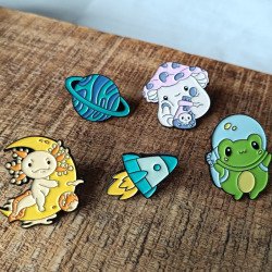 Coffret de Pin's - Collection Cosmic Crew