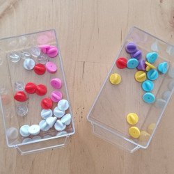 Fermoirs à Pin's en Plastique