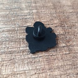 grenouille de la foret de dos avec fermoir plastique